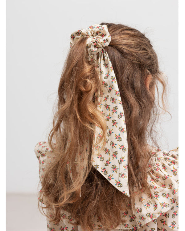 Elastic de par cu imprimeu floral galben